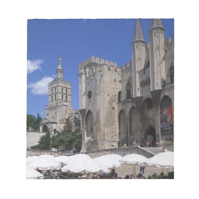 Bloc-note Café, Le Palais des Papes, Avignon, Vaucluse, (Devant)