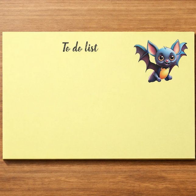 Bloc-note Cahier de notes Chauve-souris Halloween mignon (Créateur téléchargé)