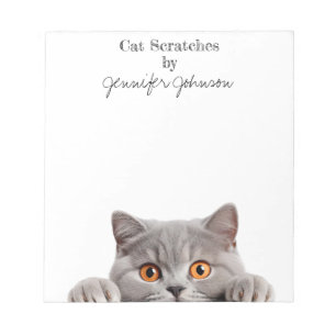 Bloc-note Cahier de notes de chat drôle mignon