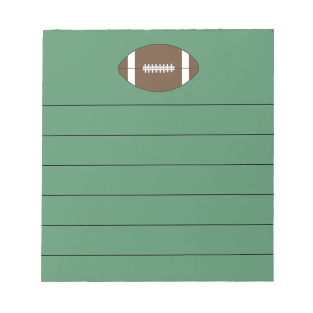Bloc-note Cahier de notes Football Cadeau (Devant)