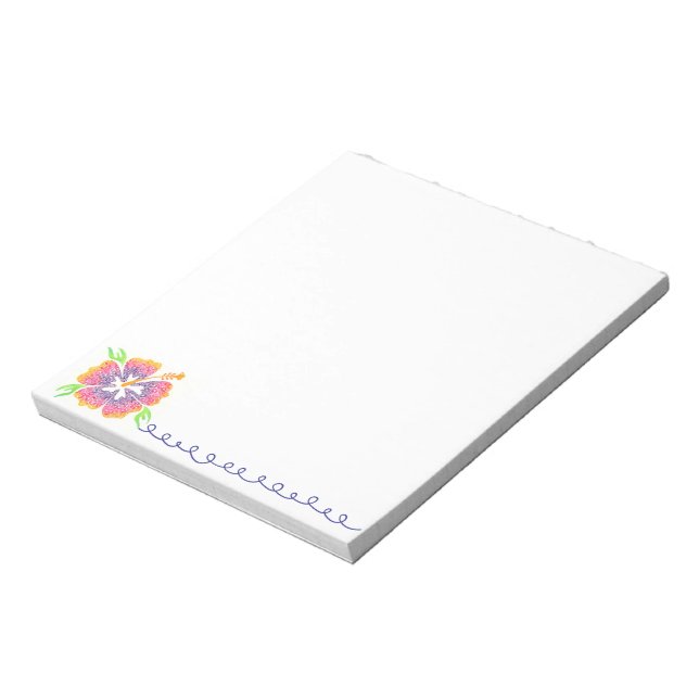 Bloc-note Cahier de notes Happy Hibiscus (Tourné)