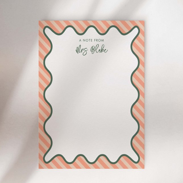 Bloc-note Cahier de notes personnalisé pour professeur avec  (Créateur téléchargé)