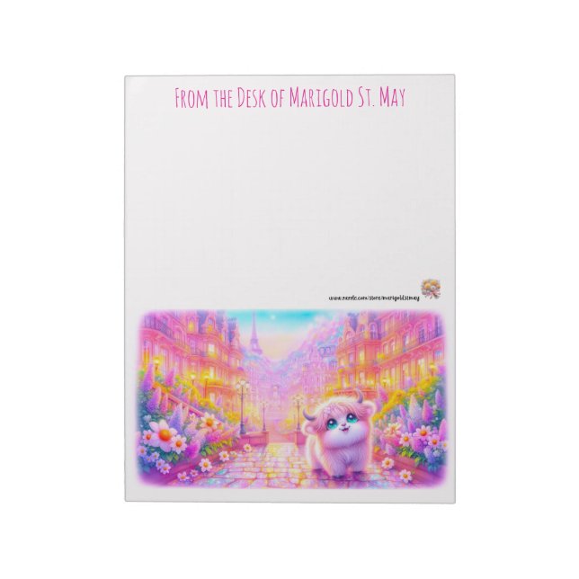 Bloc-note Cahier de rêves de vache Highland (Tourné)