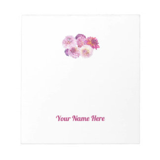Bloc-note Cahier personnalisé Dazzling Dahlia