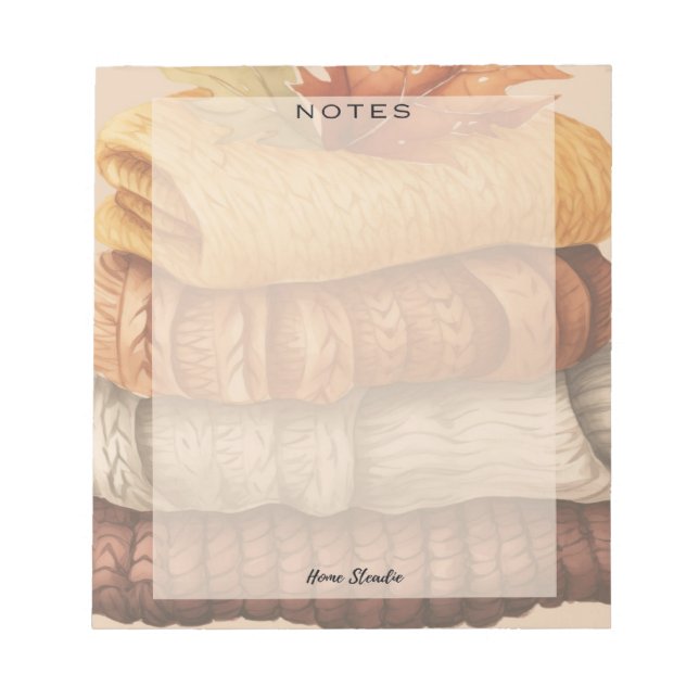 Bloc-note Cahier vierge Sweater Weather (Devant)