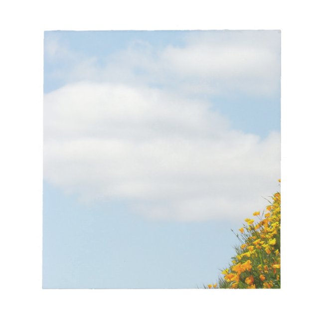 Bloc-note Cahiers uniques Blue Sky White Clouds été (Devant)