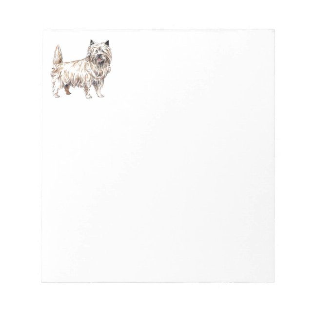 Bloc-note Cairn Terrier (Devant)