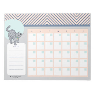 Bloc-note Calendrier de bureau à feuilles détachables avec c