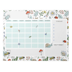 Bloc-note Calendrier de bureau à feuilles mobiles avec bloc-