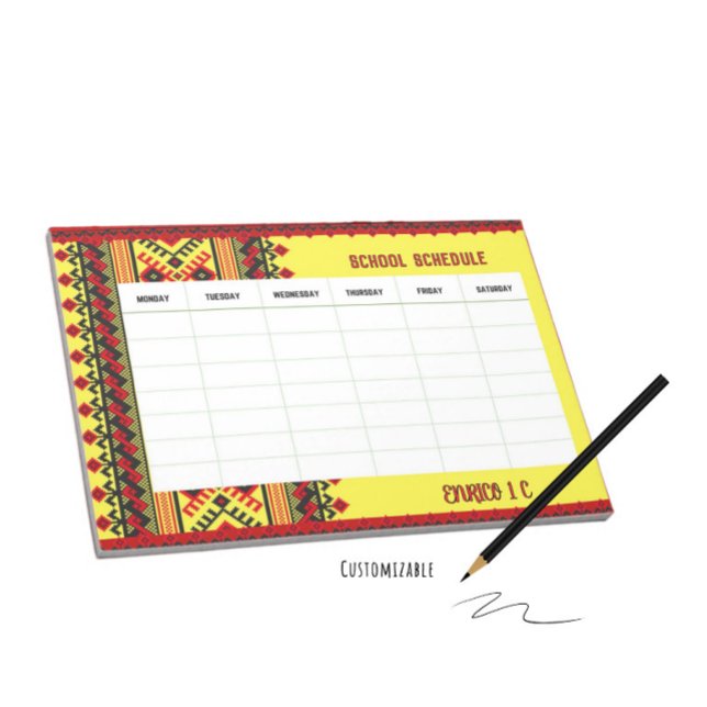 Bloc-note Calendrier scolaire (Créateur téléchargé)