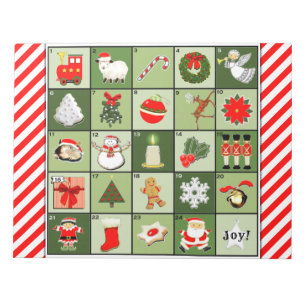 Bloc-note Calendriers de l'Avent de Noël