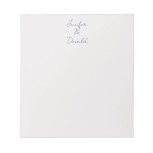 Bloc-note Calligraphie tendance noms personnels classiques s