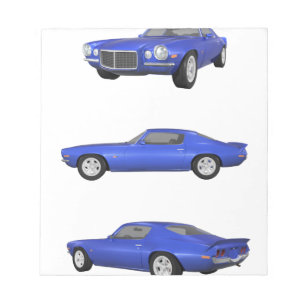 Bloc-note Camaro 1972 :