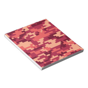 BLOC-NOTE CAMO NUMÉRIQUE DÉSERT MARTIAN / CAMOUFLAGE