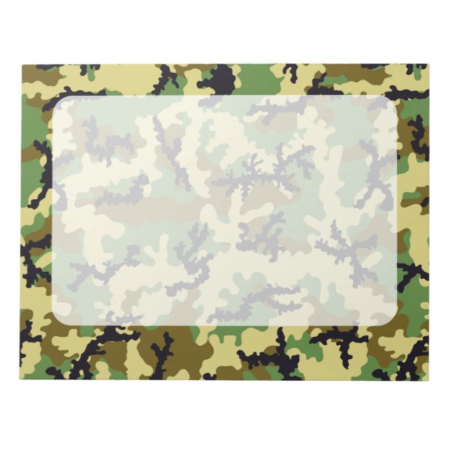Bloc-note Camouflage des bois (Devant)