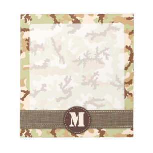 Bloc-note Camouflage du désert