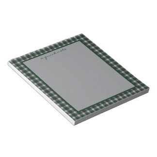 Bloc-note Campbell Dress Modern Original Scottish Tartan 