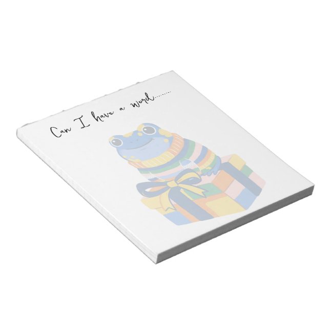 Bloc-note Can I have a word..... (Incliné)