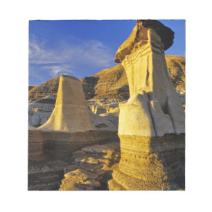 Bloc-note Canada, Alberta, Drumheller. Hoodoos.