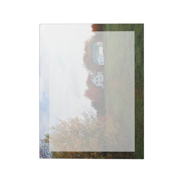 Bloc-note Canada Nova Scotia farmhouse in autumn (Tourné)
