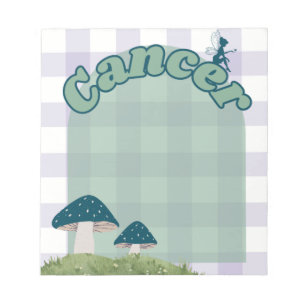 Bloc-note Cancer Cottagecore Whimsical Fairy Design
