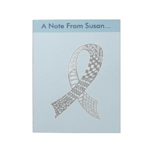 Bloc-note Cancer Maladie Sensibilisation Ruban Choisir n'imp