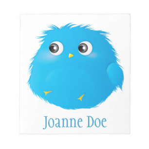 Bloc-note Caricature mignonne Twittie Bird