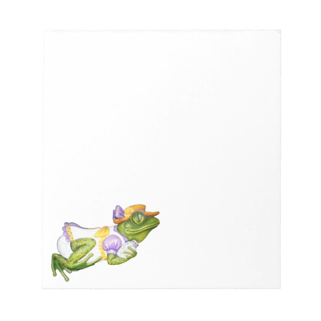 Bloc-note Carousel Grenouille animal photo Pad (Devant)