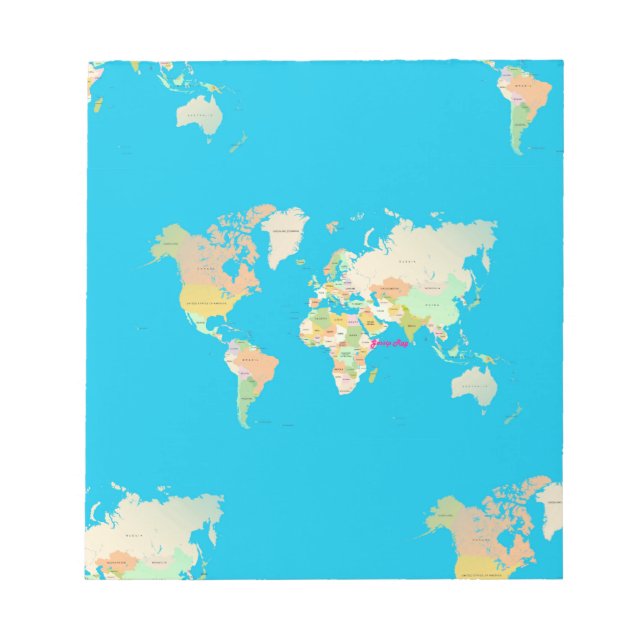 Bloc-note carte (Devant)