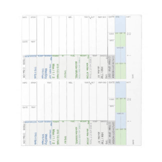 Bloc-note Carte à puce AA B787 Notes