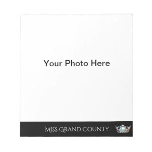 Bloc-note Carte Autographique Miss America Silver Crown