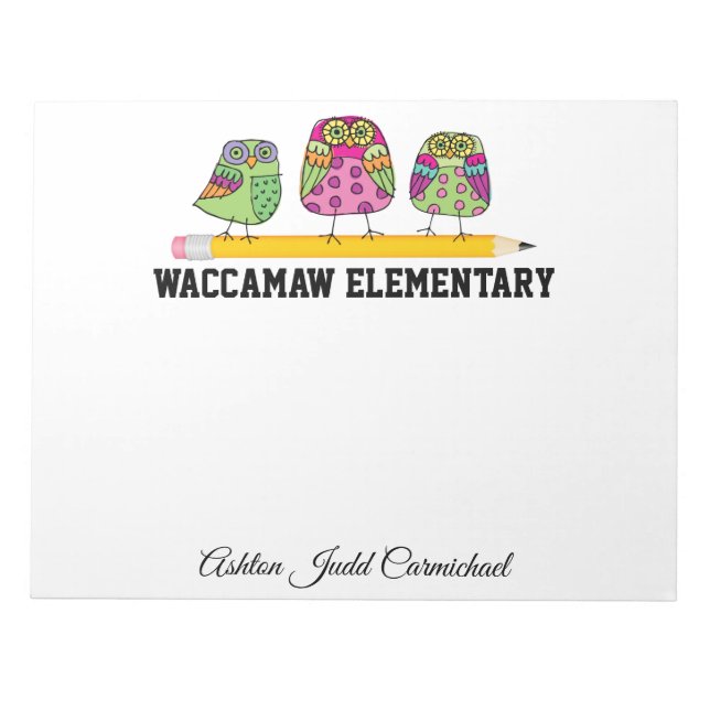 Bloc-note Carte de note scolaire Grand (Devant)