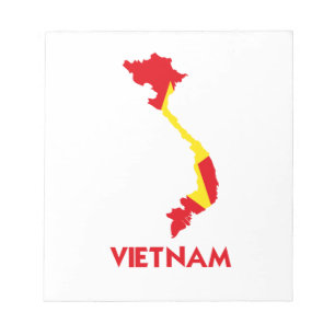 BLOC-NOTE CARTE DU VIETNAM