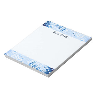 Bloc-note Carte mère Motif couleur bleue