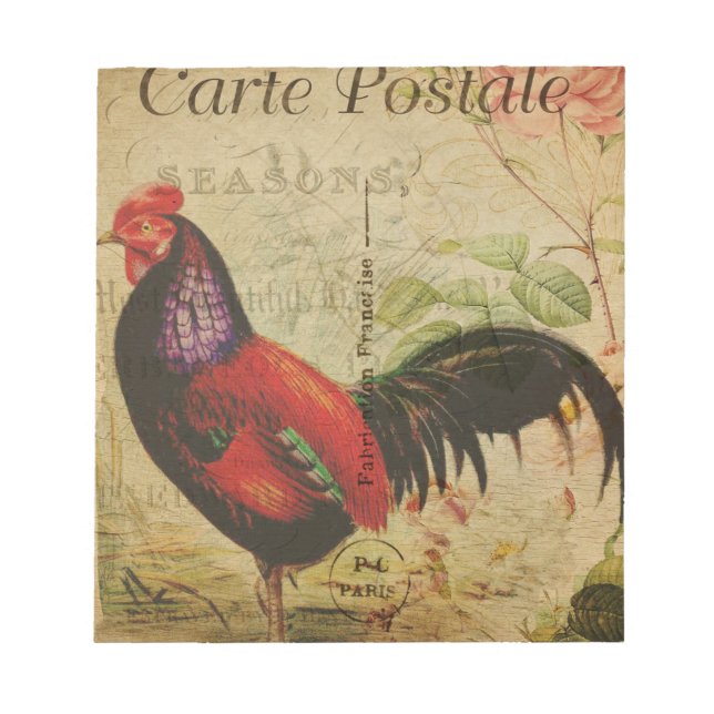 Bloc-note Carte postale vintage (Devant)