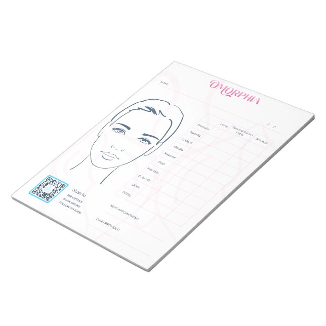 Bloc-note Carte Visuel - Tear-Away Note Pad (Incliné)
