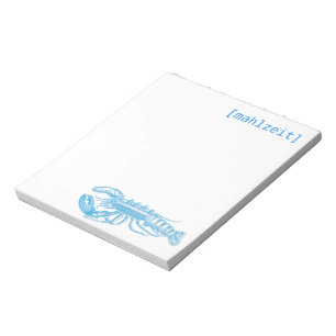 Bloc-note Cartes de notes pour les restaurants