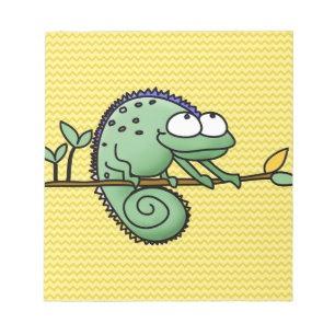 Bloc-note Carton de Chameleon Lizard Cute
