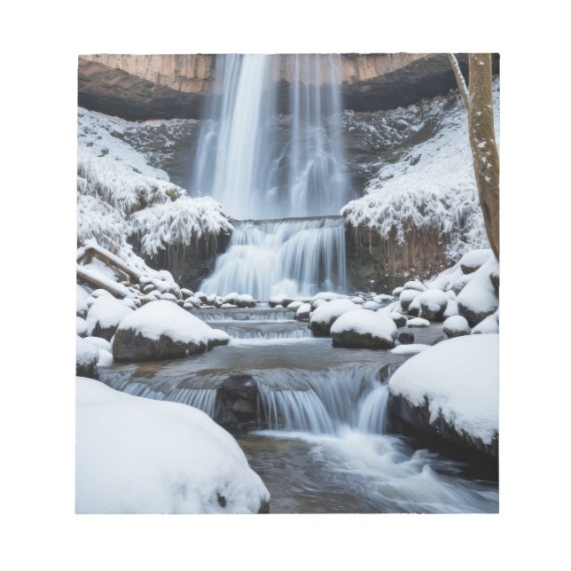 Bloc-note Cascade Nature Extérieur Paysage Calme (Devant)