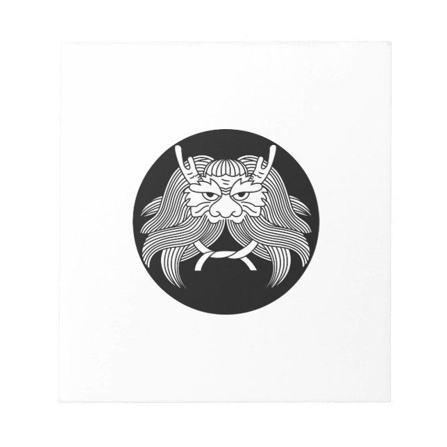 Bloc-note Casque Demon (Devant)