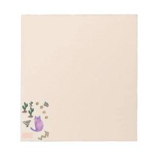 Bloc-note Cat Fish Cactus