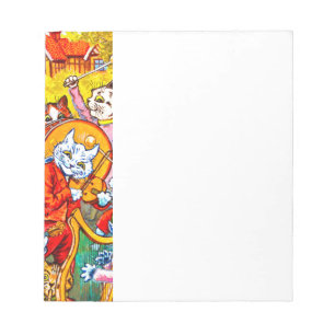 Bloc-note Cat Musical Band