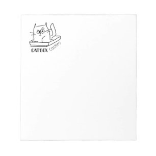Bloc-note Catbox se retranche le bloc - notes (petit)