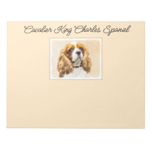 Bloc-note Cavalier King Charles Spaniel Peinture originale