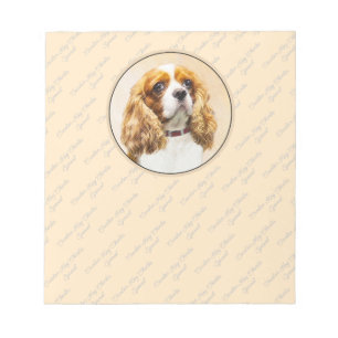 Bloc-note Cavalier King Charles Spaniel Peinture originale