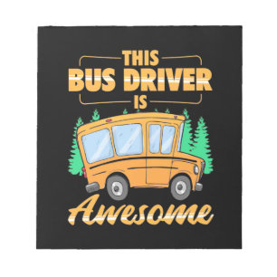 Bloc-note Ce Pilote De Bus Est Super