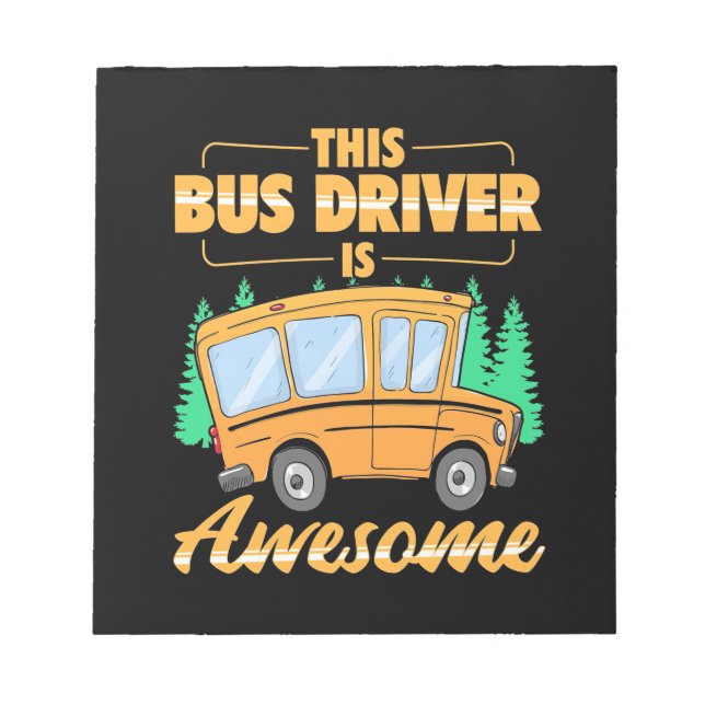 Bloc-note Ce Pilote De Bus Est Super (Devant)