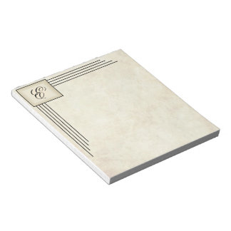 Bloc-note Célébration du style des années 1920