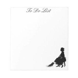 Bloc-note Cendrillon pour faire le bloc - notes de liste