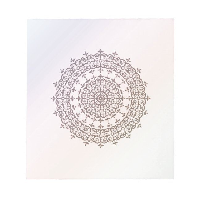 Bloc-note Cercles et arc-en-ciel (Devant)